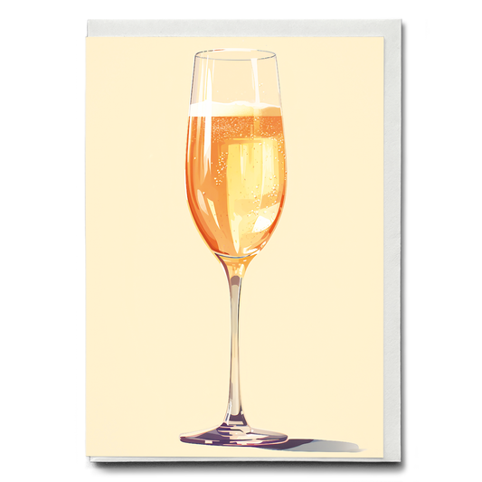 Champagne - Greeting Card