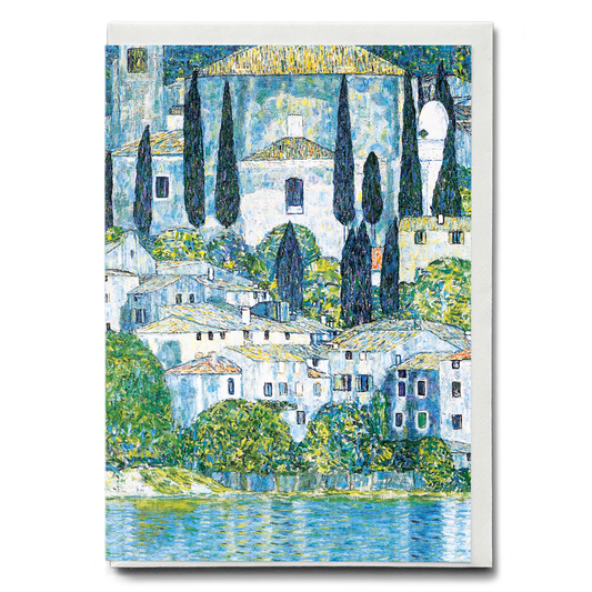 Kirche in Cassone By Gustav Klimt - Greeting Card