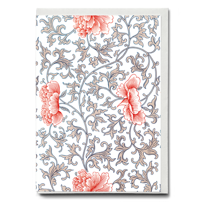 Flower pattern II - Greeting Card