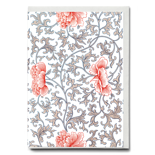 Flower pattern II - Greeting Card