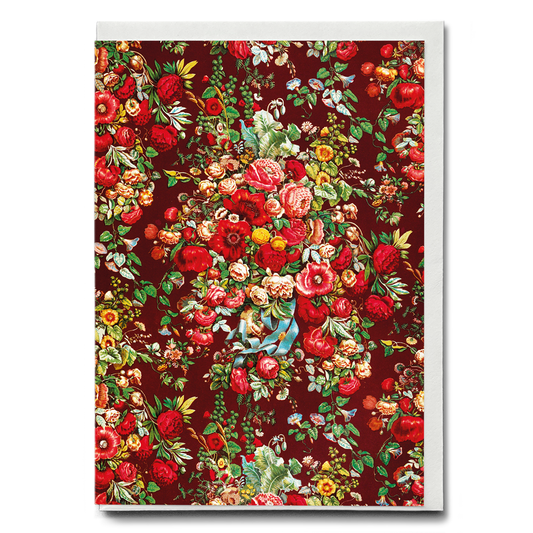 Chintz pattern by Sir Matthew Digby wyatt  - Greeting Card