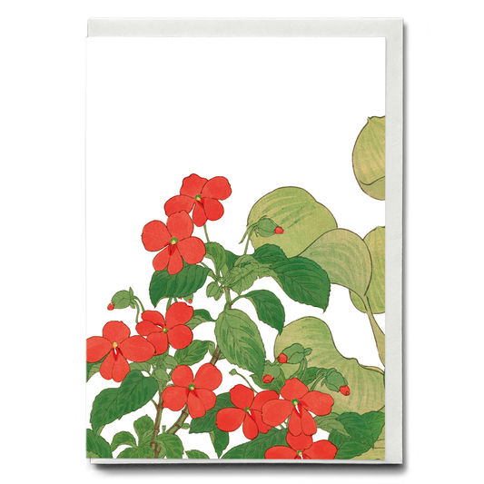 Impatiens By Tanigami Kônan - Wenskaart