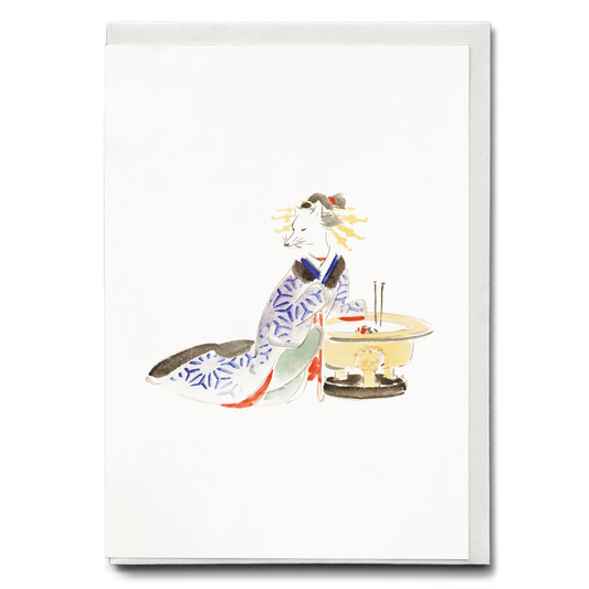 Album of Ichiryusai Hiroshige's Sketches (Fox) by Utagawa Hiroshige	 - Greeting Card