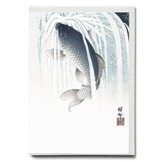 Karper By Ohara Koson - Greeting Card