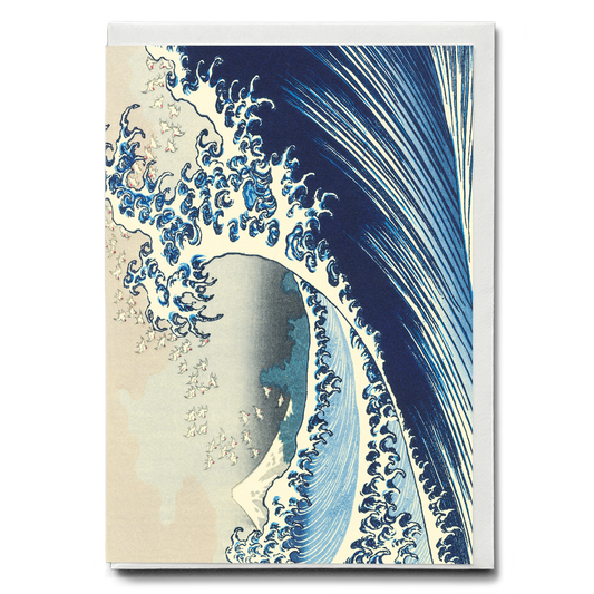 Fuji at Sea by Hokusai - Greeting Card