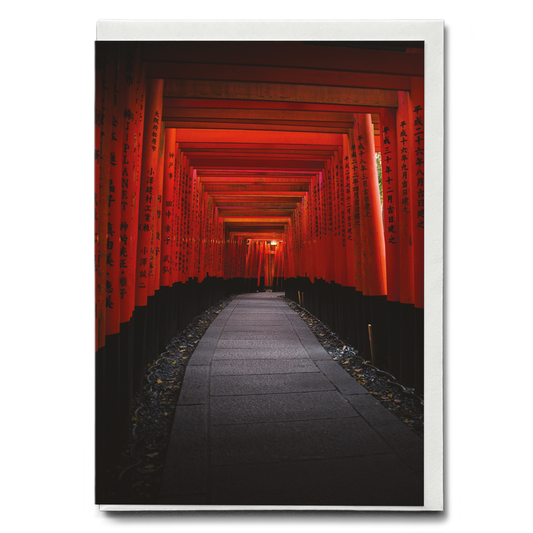 Japanese Torii gate - Greeting Card