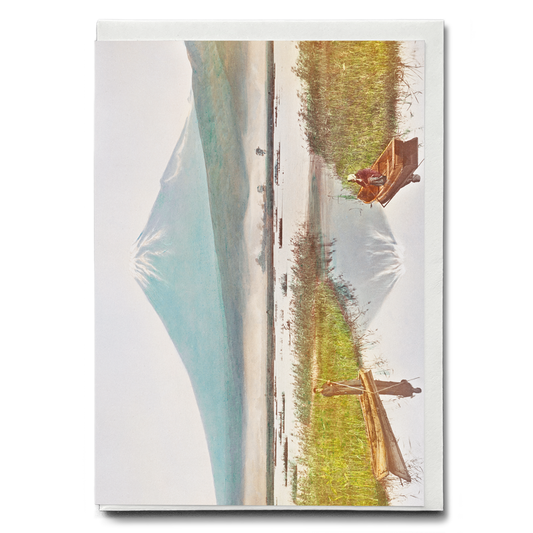 Mount Fuji as Seen from Kashiwabara - Greeting Card