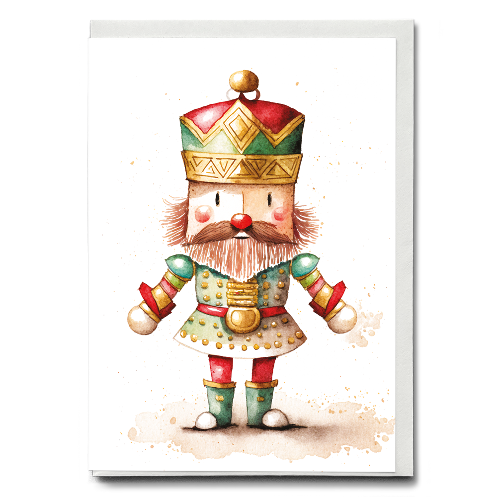 Cute little nutcracker - Greeting Card