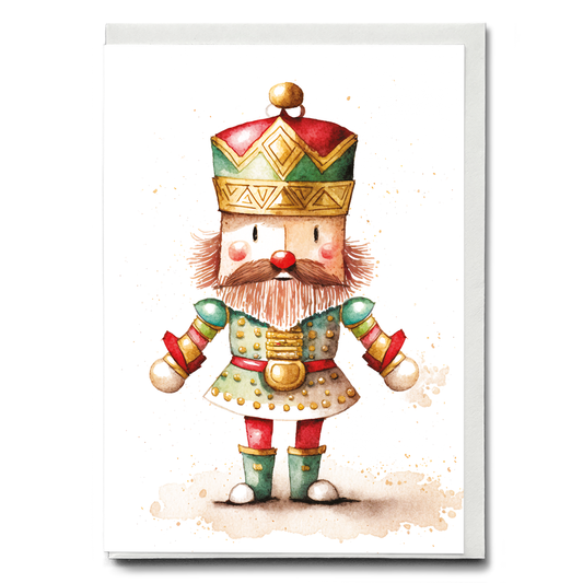 Cute little nutcracker - Greeting Card