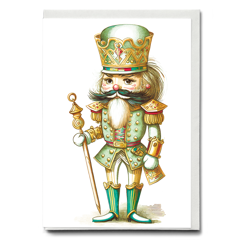nutcracker Victorian illustration - Greeting Card