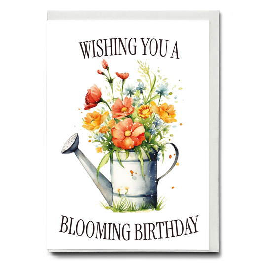 A blooming birthday - Greeting Card