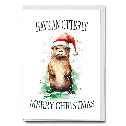 Otterly Christmas - Greeting Card