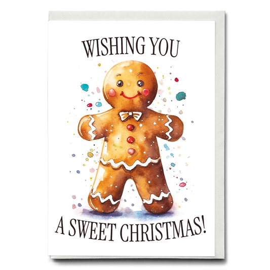 Wishing you a sweet Christmas - Greeting Card