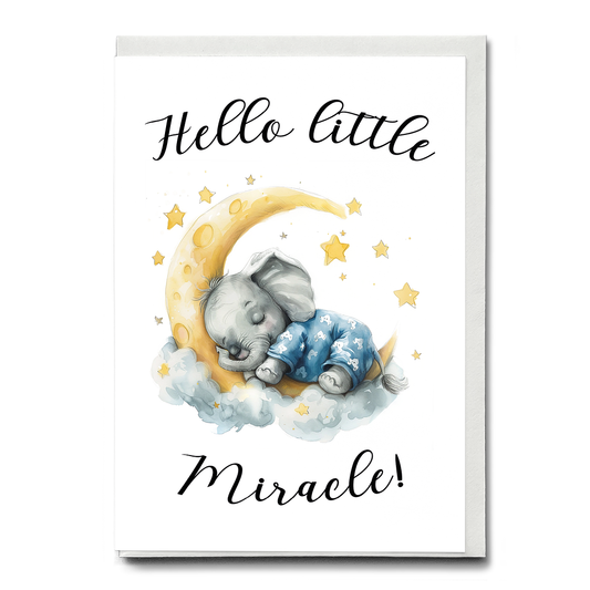 Hello little miracle - Greeting Card