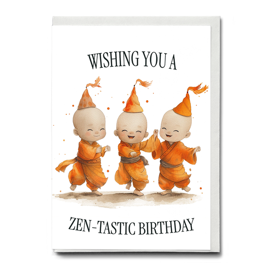zen-tastic birthday - Greeting Card