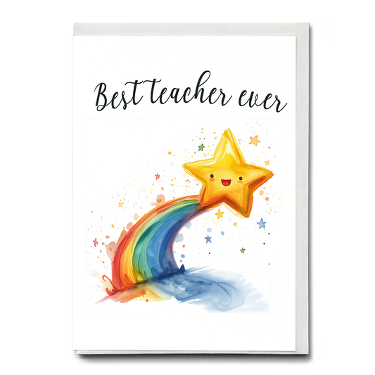 Best teacher ever - Greeting Card