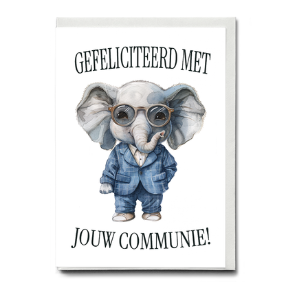 Communie (Olifant) - Greeting Card