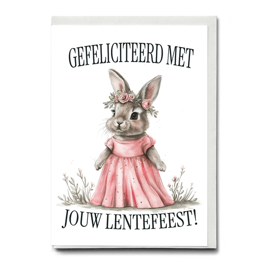 Lentefeest (Konijn) - Greeting Card