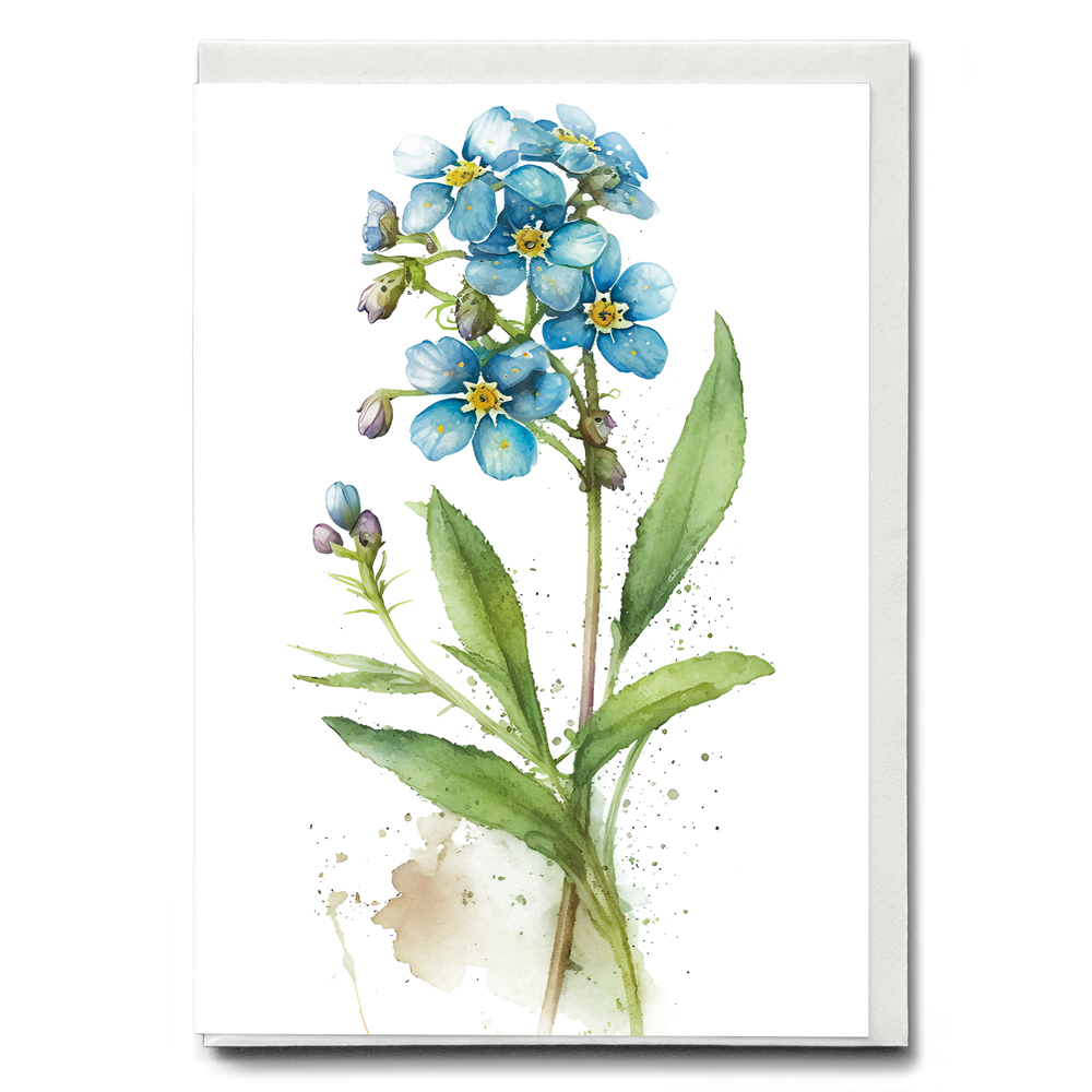 Forget me not I - Wenskaart