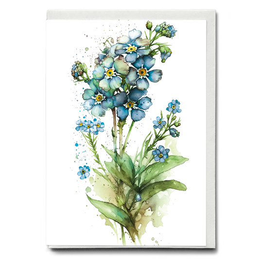 Forget me nog VI - Wenskaart
