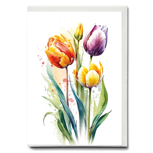 Tulips I - Wenskaart