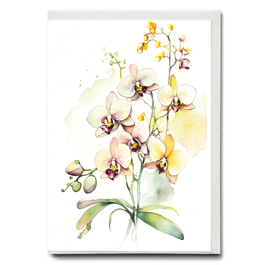 Orchids I - Wenskaart