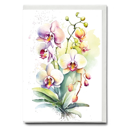 Orchids II - Wenskaart