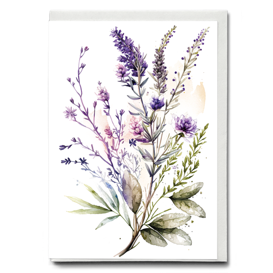 Lavender 1 - Wenskaart