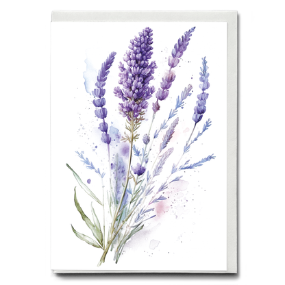 Lavender 2 - Wenskaart