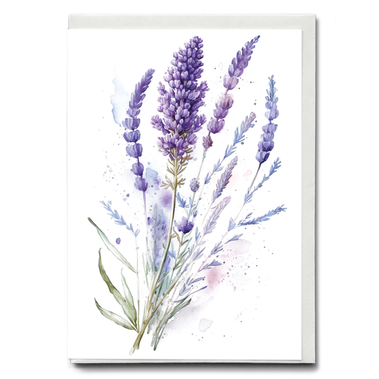 Lavender 2 - Wenskaart