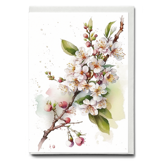 Cherry blossoms 1 - Wenskaart