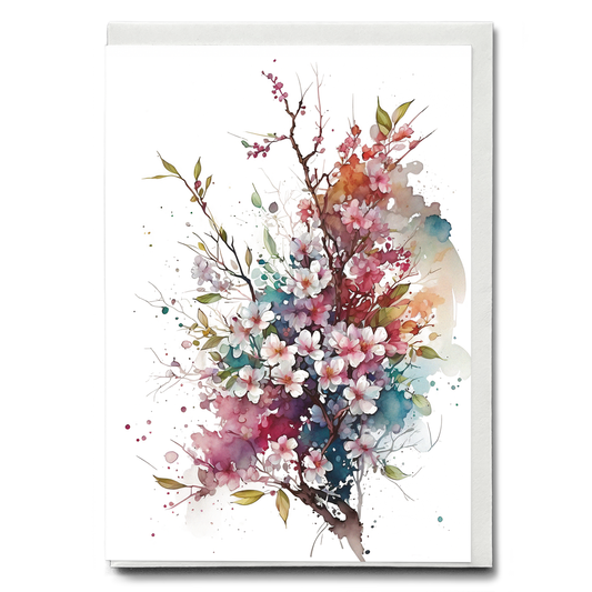Cherry blossoms 2 - Wenskaart