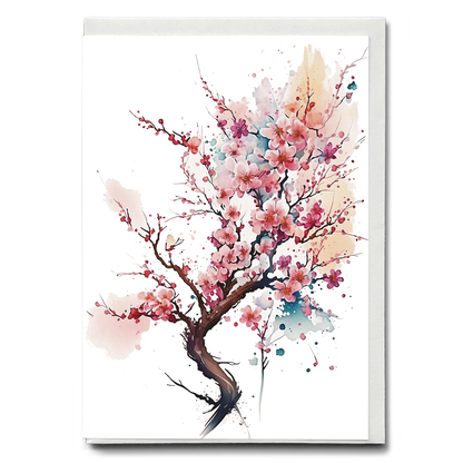 Cherry blossoms 3 - Wenskaart