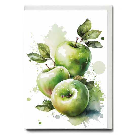 Green Apples 1 - Wenskaart