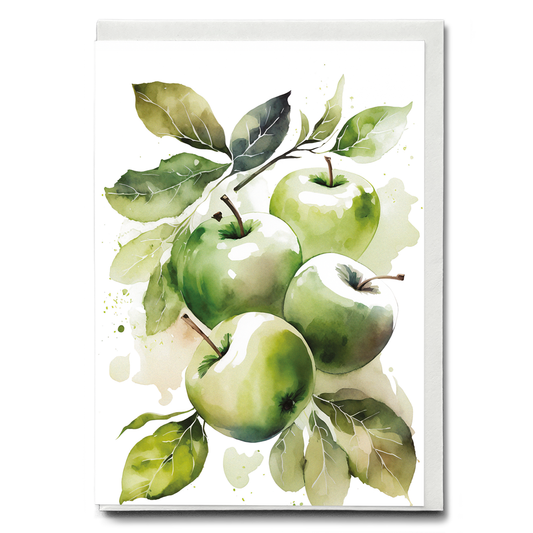 Green Apples 2 - Wenskaart