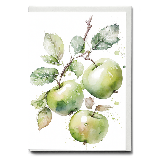 Green Apples 4 - Wenskaart