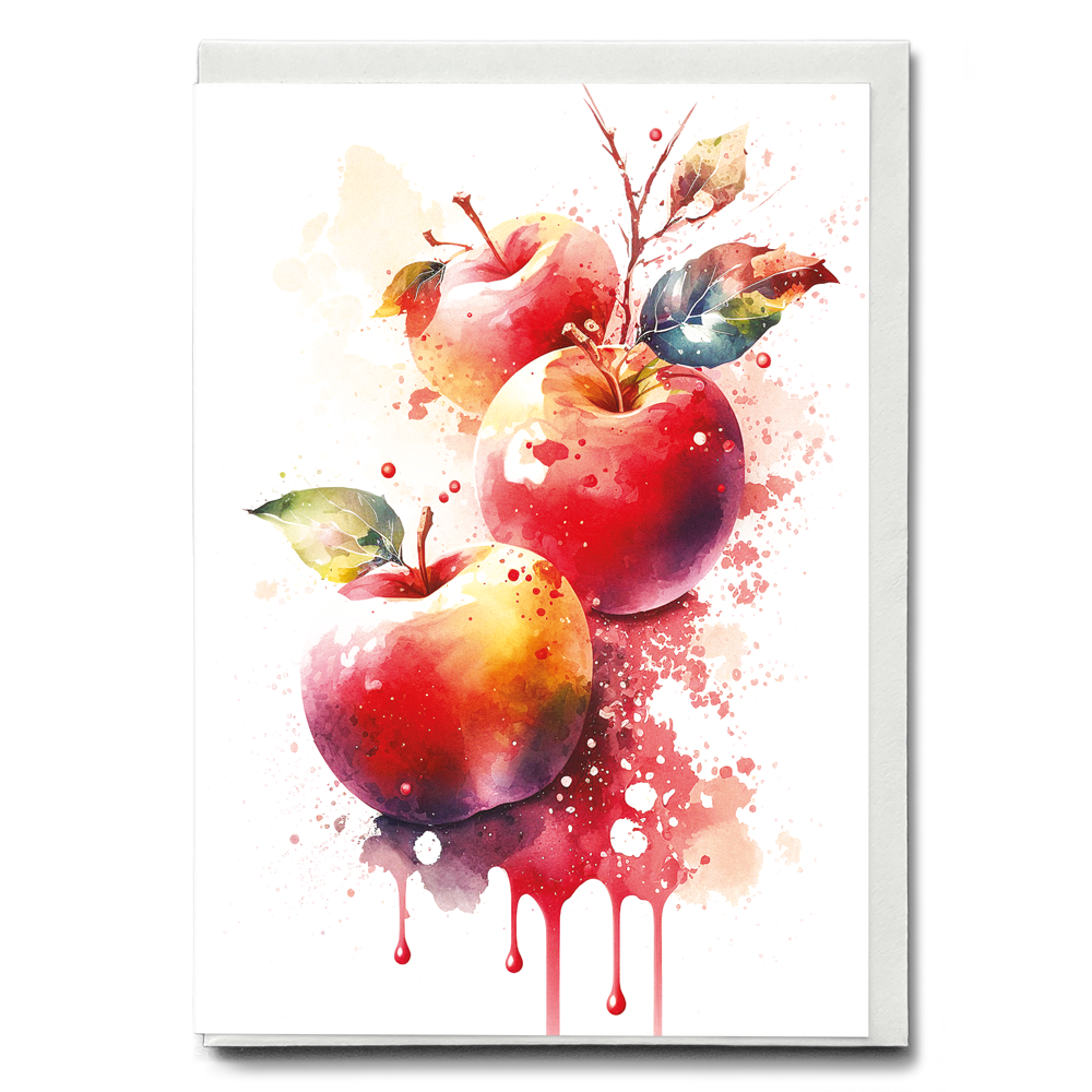 Red Apples 2 - Wenskaart