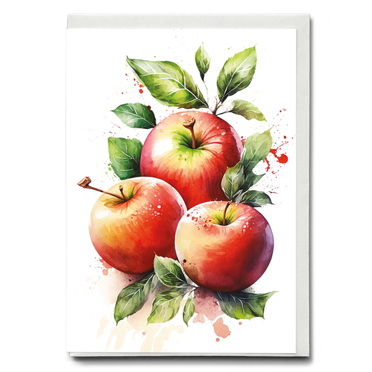 Red Apples 3 - Wenskaart