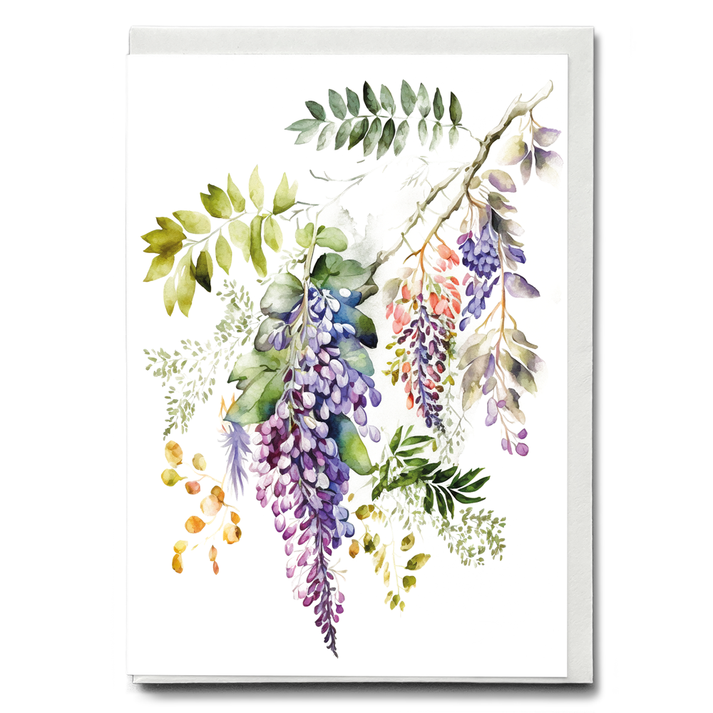 wisteria 2 - Wenskaart