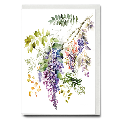 wisteria 2 - Wenskaart