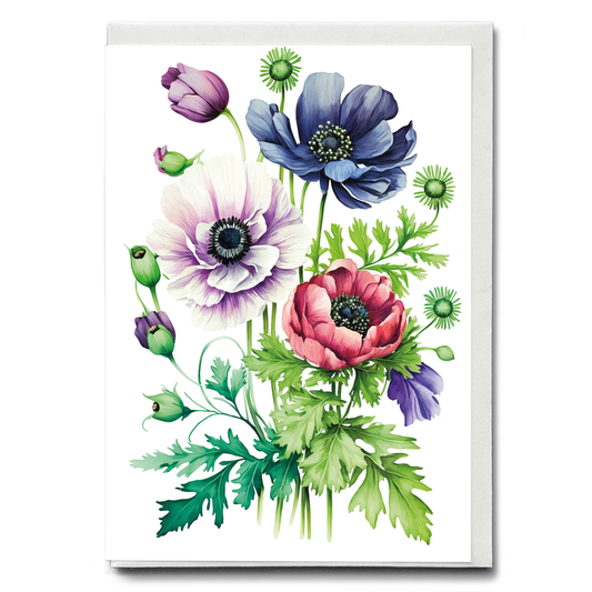 Anemone 1 - Wenskaart
