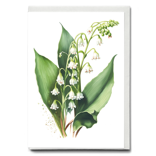 Lily of the valley 1 - Wenskaart