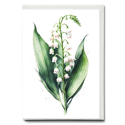 Lily of the valley 2 - Wenskaart