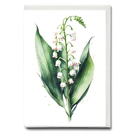 Lily of the valley 2 - Wenskaart