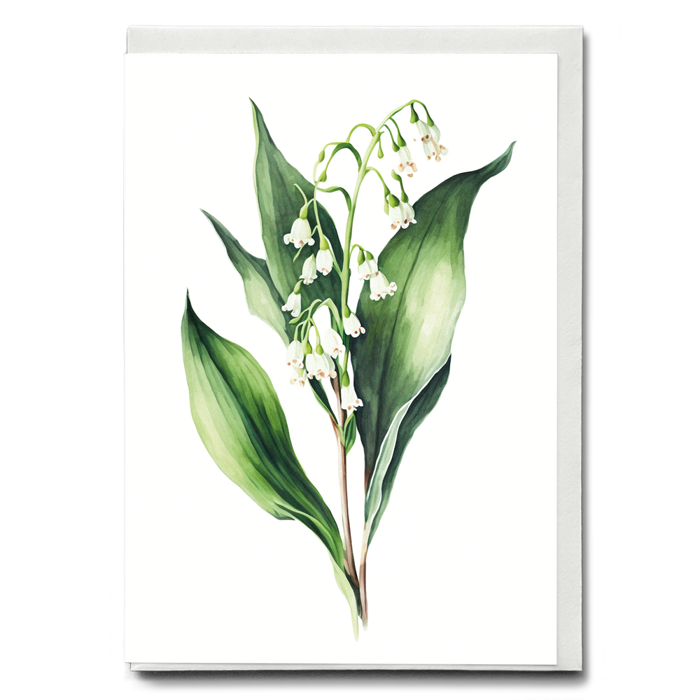 Lily of the valley 3 - Wenskaart