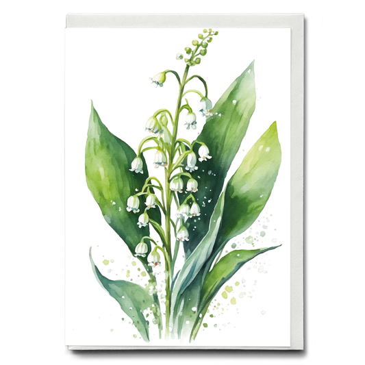 Lily of the valley 4 - Wenskaart