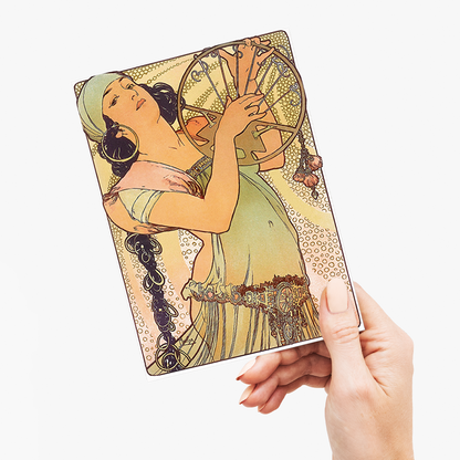 Salomé By Alphonse Mucha - Greeting Card