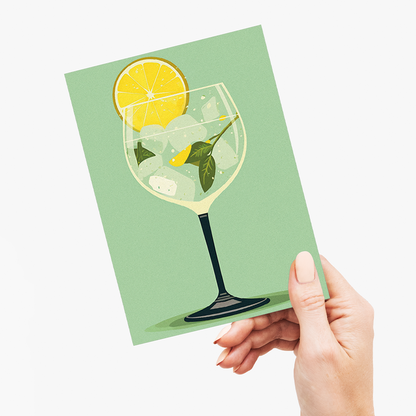 Gin tonic - Greeting Card