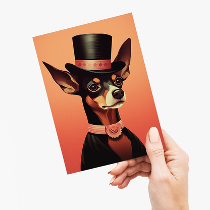 A gentleman chiwawa - Greeting Card