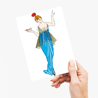 La Fontaine de coquillages (Cutout)  - Greeting Card
